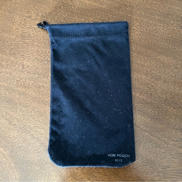 Harley Davidson Black Soft Microfiber Drawstring Pouch for Sunglasses Eyeglasses - Picture 2 of 2